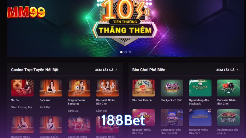 Khám phá thế giới cá cược trực tuyến với 188bet - Cách tiếp cận mới cho trải nghiệm cá cược