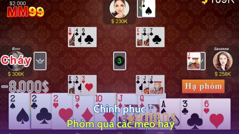 Chinh phục Phỏm qua các mẹo hay